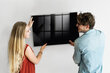 Magnetinė lenta Juoda Spalva, 90x60 kaina ir informacija | Kanceliarinės prekės | pigu.lt