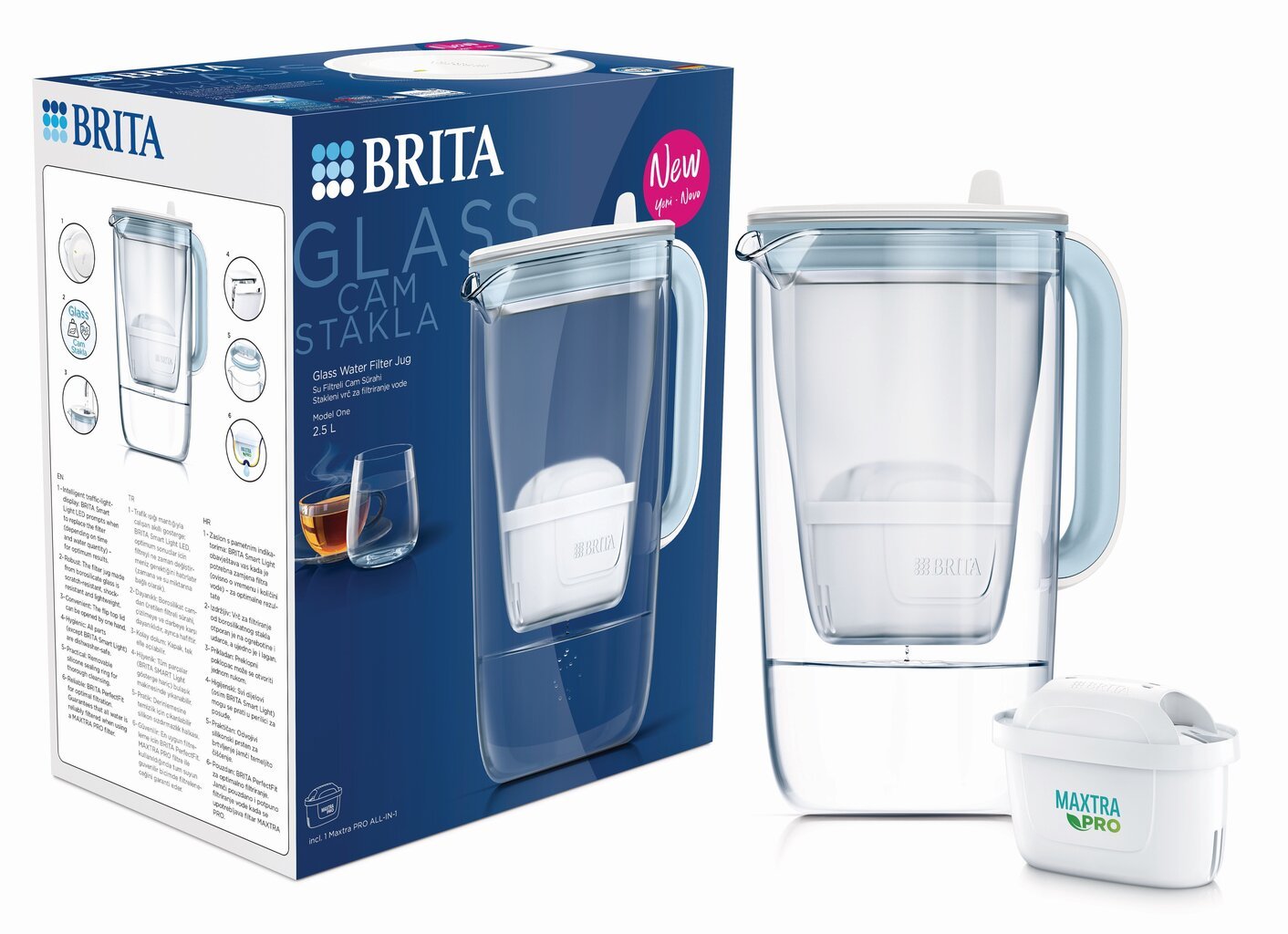 BRITA Glass Jug kaina ir informacija | Vandens filtrai | pigu.lt