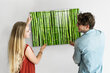 Magnetinė lenta Bambuko Siena, 100x70 kaina ir informacija | Kanceliarinės prekės | pigu.lt