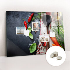 Magnetinė lenta Daržovės, 100x70 kaina ir informacija | Kanceliarinės prekės | pigu.lt