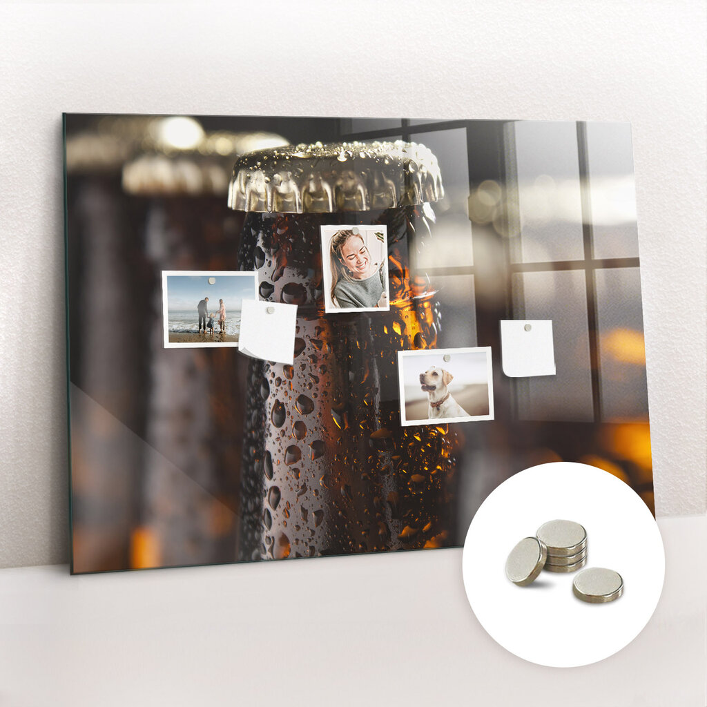 Magnetinė lenta Stikliniai Buteliai, 100x70 kaina ir informacija | Kanceliarinės prekės | pigu.lt