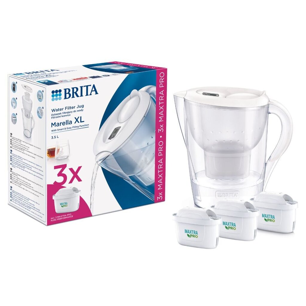 BRITA Marella XL kaina ir informacija | Vandens filtrai | pigu.lt