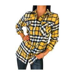 Marškiniai moterims, geltoni kaina ir informacija | Megztiniai moterims | pigu.lt