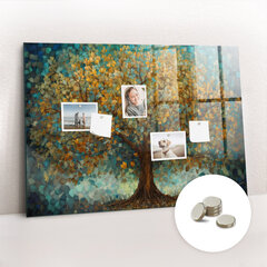 Magnetinė lenta Mozaikos Medis, 100x70 kaina ir informacija | Kanceliarinės prekės | pigu.lt