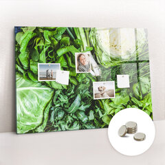 Magnetinė lenta Žalios Daržovės, 100x70 kaina ir informacija | Kanceliarinės prekės | pigu.lt