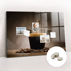 Magnetinė lenta Puodelis Kavos, 100x70 kaina ir informacija | Kanceliarinės prekės | pigu.lt
