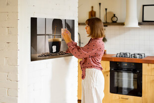 Magnetinė lenta Puodelis Kavos, 100x70 kaina ir informacija | Kanceliarinės prekės | pigu.lt