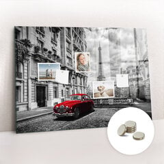 Magnetinė lenta Senas Automobilių Miestas, 120x60 цена и информация | Канцелярские товары | pigu.lt