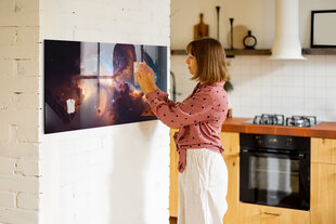 Magnetinė lenta Kosmos Žvaigždės Pasaulis, 120x60 kaina ir informacija | Kanceliarinės prekės | pigu.lt