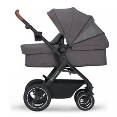 Prekė su pažeista pakuote. Universalus vežimėlis Kinderkraft B-Tour 3in1 Mink Pro, dark grey kaina ir informacija | Prekės kūdikiams ir vaikų apranga su pažeista pakuote | pigu.lt