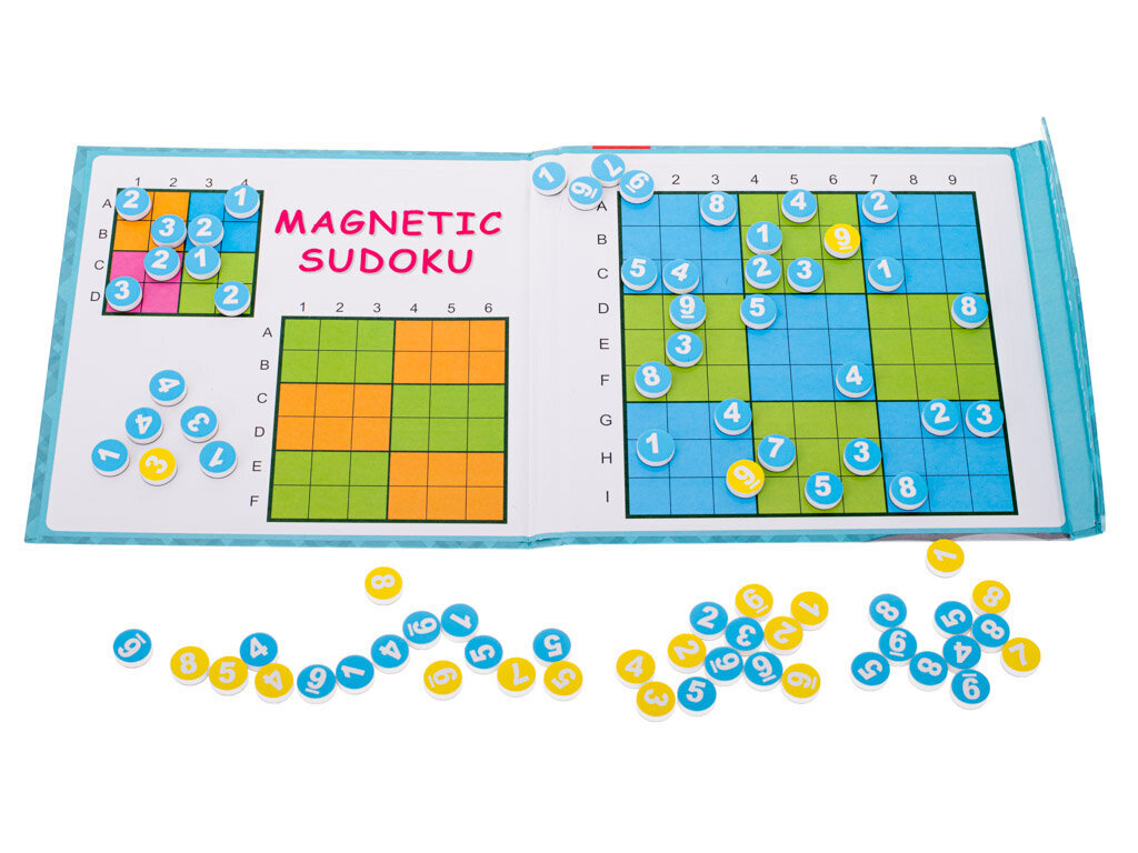 Magnetinis sudoku žaidimas kaina ir informacija | Stalo žaidimai, galvosūkiai | pigu.lt