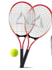 Lauko teniso rakečių komplektas Happy People, raudonas цена и информация | Товары для большого тенниса | pigu.lt