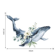 Детская интерьерная наклейка Кит цена и информация | Интерьерные наклейки | pigu.lt