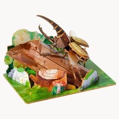 Erakl3D medinė dėlionė Hercules Beetle, 59 d. kaina ir informacija | Lavinamieji žaislai | pigu.lt