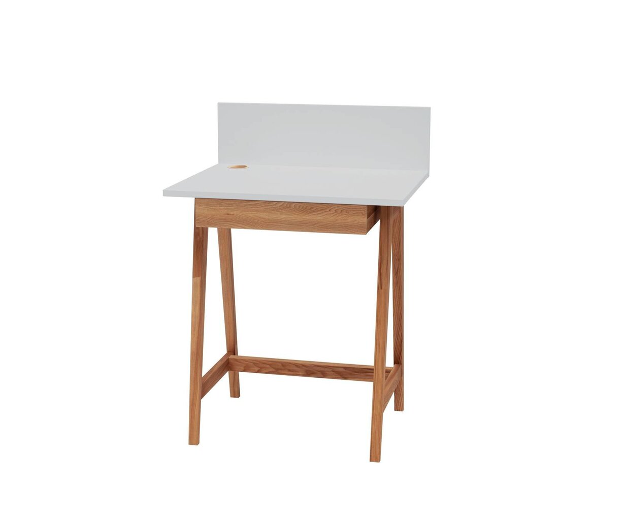 Rašomasis stalas Luka, pilkas цена и информация | Kompiuteriniai, rašomieji stalai | pigu.lt