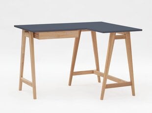 Rašomasis stalas Luka, 115x85 cm, pilkas kaina ir informacija | Kompiuteriniai, rašomieji stalai | pigu.lt