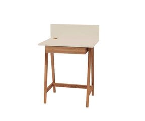 Rašomasis stalas Luka, smėlio spalvos цена и информация | Компьютерные, письменные столы | pigu.lt