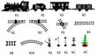 Traukinio lokomotyvo su efektais ir priedais rinkinys Fenf kaina ir informacija | Žaislai berniukams | pigu.lt