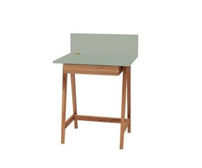 Rašomasis stalas Luka, žalias kaina ir informacija | Kompiuteriniai, rašomieji stalai | pigu.lt