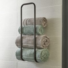 Sieninis vonios rankšluosčių laikiklis kaina ir informacija | Vonios kambario aksesuarai | pigu.lt