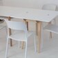 Stalas Envelope, 45x90 cm, pilkas kaina ir informacija | Virtuvės ir valgomojo stalai, staliukai | pigu.lt