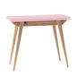 Stalas Envelope, 45x90 cm, rožinis kaina ir informacija | Virtuvės ir valgomojo stalai, staliukai | pigu.lt