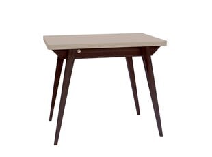 Stalas Envelope, 65x90 cm, rudas kaina ir informacija | Virtuvės ir valgomojo stalai, staliukai | pigu.lt