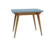 Stalas Envelope, 65x90 cm, mėlynas kaina ir informacija | Virtuvės ir valgomojo stalai, staliukai | pigu.lt