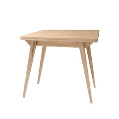 Stalas Envelope, 65x90 cm, rudas kaina ir informacija | Virtuvės ir valgomojo stalai, staliukai | pigu.lt