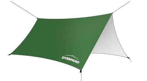 Брезент Overmont для кемпинговой палатки, 3 м x 3 м цена и информация | Палатки | pigu.lt