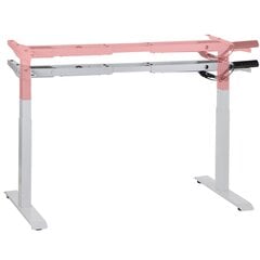 Электрическая рамка стола Stema Prato 04-3T, белая цена и информация | Компьютерные, письменные столы | pigu.lt
