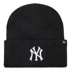 Mln new york yankees 47 brand b-hymkr17ace-bkaf unisex juoda unisex black B-HYMKR17ACE-BKAF цена и информация | Женские шапки | pigu.lt