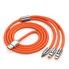 Телефонный кабель, 3 в 1 цена и информация | Кабели для телефонов | pigu.lt
