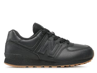 Nb 574 new balance gc574nbb vaikams juoda children's black GC574NBB цена и информация | Детская спортивная обувь | pigu.lt