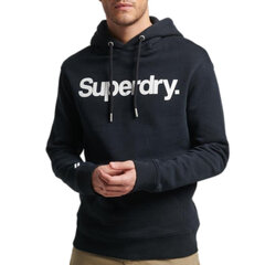 Core logo classic hood superdry m2013243a02a vīriešiem juoda men's black M2013243A02A цена и информация | Мужские толстовки | pigu.lt