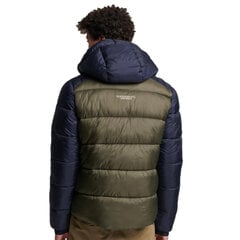 Hood colour block sport puffer superdry m5011752a9uk vīriešiem none men's multicolour M5011752A9UK цена и информация | Мужские куртки | pigu.lt