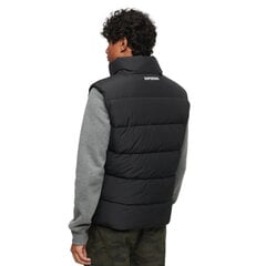 A7-gilet superdry m5011808a02a vīriešiem juoda men's black M5011808A02A цена и информация | Мужские жилетки | pigu.lt