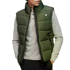 A7-gilet superdry m5011808agul vīriešiem žalioji men's green M5011808AGUL цена и информация | Мужские жилетки | pigu.lt