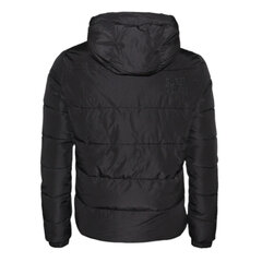 Hooded boxy puffer jacket superdry ms311478a02a vīriešiem juoda men's black MS311478A02A цена и информация | Мужские куртки | pigu.lt