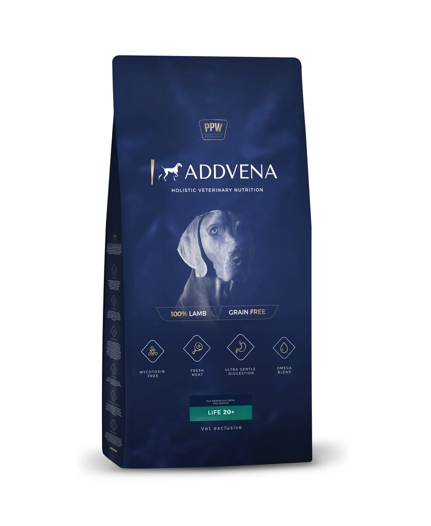 Addvena Power of Nature Adult vidutinių ir didelių veislių šunims su ėriena, 2,5 kg kaina ir informacija | Sausas maistas šunims | pigu.lt