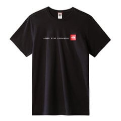 Marškinėliai vyrams The North Face, juodi kaina ir informacija | Vyriški marškinėliai | pigu.lt