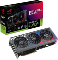 Asus ROG Strix GeForce RTX 4060 Ti Advanced Edition (ROG-STRIX-RTX4060TI-A16G-GAMING) цена и информация | Видеокарты (GPU) | pigu.lt