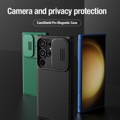Nillkin CamShield PRO Hard Case for Samsung Galaxy S24 Ultra Deep Green цена и информация | Чехлы для телефонов | pigu.lt