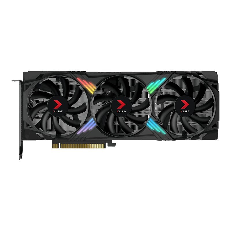 PNY GeForce RTX 4070 Super XLR8 Gaming Verto Epic-X RGB Overclocked Triple Fan (VCG4070S12TFXXPB1-O) kaina ir informacija | Vaizdo plokštės (GPU) | pigu.lt