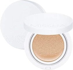 Компактная пудра Missha Magic Cushion Cover Lasting SPF50+/PA+++, 23, 15 г цена и информация | Пудры, базы под макияж | pigu.lt