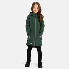 Huppa детское пальто софтшелл Aneta 12760000*10697,  тёмно-зелёный 4741632207905 цена и информация | Куртки, пальто для девочек | pigu.lt