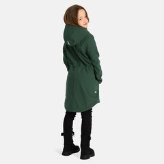 Huppa детское пальто софтшелл Aneta 12760000*10697,  тёмно-зелёный 4741632207905 цена и информация | Куртки, пальто для девочек | pigu.lt
