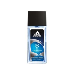 Purškiamas dezodorantas vyrams Adidas UEFA Champions League Star Edition, 75 ml kaina ir informacija | Dezodorantai | pigu.lt