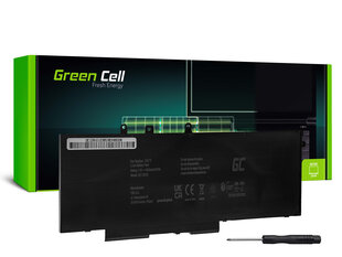 Green Cell baterija 93FTF GJKNX skirta Dell Latitude 5280 5290 5480 5490 5491 5495 5580 5590 5591 Tikslumas 3520 3530 kaina ir informacija | Akumuliatoriai nešiojamiems kompiuteriams | pigu.lt