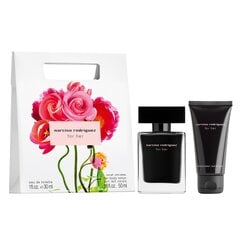 Kūno priežiūros rinkinys Narciso Rodriguez for Her EDT moterims: tualetinis vanduo 30 ml + kūno losjonas 50 ml kaina ir informacija | Kvepalai moterims | pigu.lt